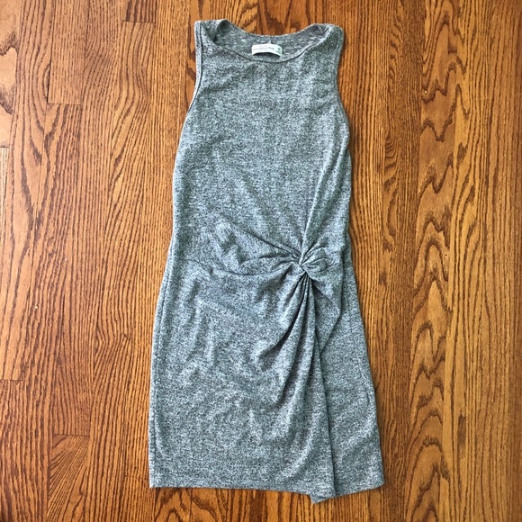 Abercrombie & Fitch Dresses & Skirts - Abercrombie & Fitch Gray Knot Bodycon Dress